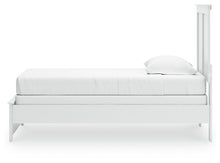 Load image into Gallery viewer, Bostwick Shoals Twin Panel Bed with Mirrored Dresser and Nightstand