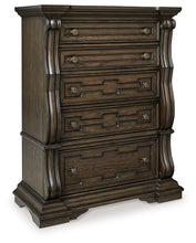Load image into Gallery viewer, Maylee King Canopy Bed with Mirrored Dresser, Chest and Nightstand