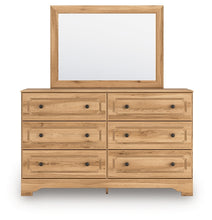 Load image into Gallery viewer, Aleaport Full Panel Bed with Mirrored Dresser