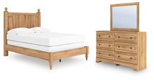 Load image into Gallery viewer, Aleaport Full Panel Bed with Mirrored Dresser