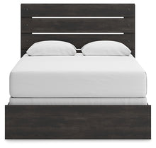 Load image into Gallery viewer, Hollivern Queen Panel Bed with Mirrored Dresser and Nightstand