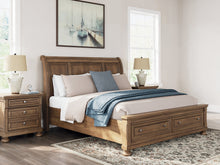 Load image into Gallery viewer, Feddinger King Storage Sleigh Bed with Mirrored Dresser, Chest and Nightstand