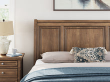 Load image into Gallery viewer, Feddinger California King Storage Sleigh Bed with Mirrored Dresser and Nightstand