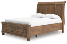 Load image into Gallery viewer, Feddinger Queen Storage Sleigh Bed with Mirrored Dresser, Chest and Nightstand