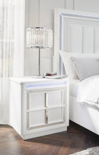 Load image into Gallery viewer, Chalanna King Upholstered Storage Bed with Mirrored Dresser, Chest and Nightstand
