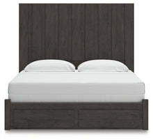 Load image into Gallery viewer, Fraluna King Panel Storage Bed with Mirrored Dresser