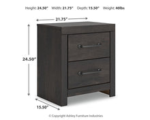Load image into Gallery viewer, Hollivern King Panel Bed with Mirrored Dresser, Chest and Nightstand