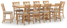 Load image into Gallery viewer, Havonplane Counter Height Dining Table and 10 Barstools