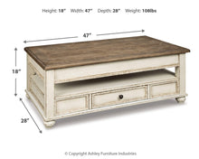 Load image into Gallery viewer, Realyn Lift Top Cocktail Table