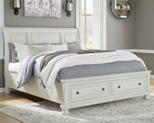 Load image into Gallery viewer, Robbinsdale Queen Sleigh Bed with Storage