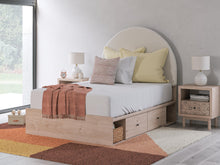 Load image into Gallery viewer, Arloster Full Upholstered Panel Bed with Storage