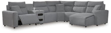 Load image into Gallery viewer, Modmax II 6-Piece Reclining Sectional with Chaise and Audio Console
