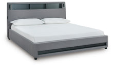 Load image into Gallery viewer, Verishaw California King Upholstered Bed with Wireless Audio