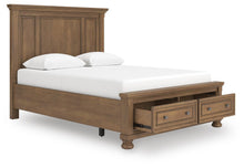 Load image into Gallery viewer, Feddinger Queen Panel Storage Bed