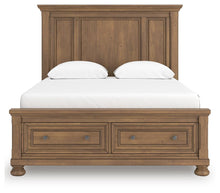 Load image into Gallery viewer, Feddinger Queen Panel Storage Bed