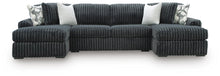 Load image into Gallery viewer, Midnight-Madness 3-Piece Double Chaise Sectional
