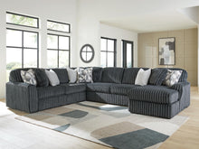 Load image into Gallery viewer, Midnight-Madness 4-Piece Sectional with Chaise