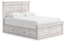 Load image into Gallery viewer, Makidern Queen Panel Storage Bed