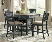 Load image into Gallery viewer, Tyler Creek Counter Height Dining Table and 4 Barstools