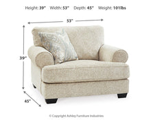 Load image into Gallery viewer, Monaghan Chair and Ottoman