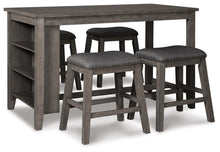 Load image into Gallery viewer, Caitbrook Counter Height Dining Table and 4 Barstools