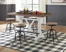Load image into Gallery viewer, Valebeck Counter Height Dining Table and 4 Barstools