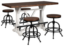 Load image into Gallery viewer, Valebeck Counter Height Dining Table and 4 Barstools