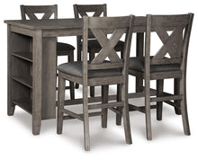 Load image into Gallery viewer, Caitbrook Counter Height Dining Table and 4 Barstools
