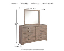 Load image into Gallery viewer, Culverbach Full Panel Bed with Mirrored Dresser