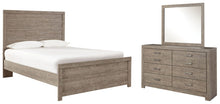 Load image into Gallery viewer, Culverbach Full Panel Bed with Mirrored Dresser