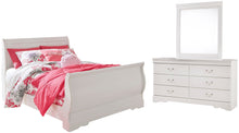 Load image into Gallery viewer, Anarasia Full Sleigh Bed with Mirrored Dresser