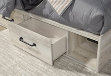 Load image into Gallery viewer, Cambeck Twin Panel Bed with 4 Storage Drawers with Mirrored Dresser, Chest and Nightstand