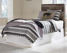 Load image into Gallery viewer, Derekson Twin Panel Headboard Bed with Mirrored Dresser