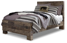 Load image into Gallery viewer, Derekson Full Panel Bed with Mirrored Dresser