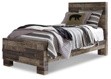 Load image into Gallery viewer, Derekson Twin Panel Bed with Mirrored Dresser