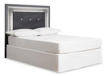 Load image into Gallery viewer, Lodanna Queen/Full Upholstered Panel Headboard Bed with Mirrored Dresser, Chest and Nightstand