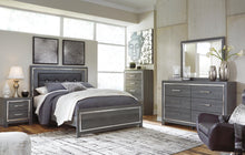 Load image into Gallery viewer, Lodanna Queen Panel Bed with Mirrored Dresser, Chest and Nightstand