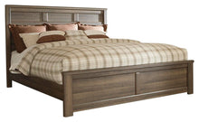 Load image into Gallery viewer, Juararo King Panel Bed with Mirrored Dresser