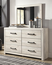 Load image into Gallery viewer, Cambeck King Panel Bed with 2 Storage Drawers with Mirrored Dresser, Chest and Nightstand