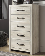 Load image into Gallery viewer, Cambeck King Panel Bed with 2 Storage Drawers with Mirrored Dresser, Chest and Nightstand