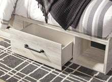 Load image into Gallery viewer, Cambeck King Panel Bed with 2 Storage Drawers with Mirrored Dresser, Chest and Nightstand