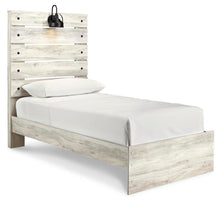 Load image into Gallery viewer, Cambeck Twin Panel Bed with Mirrored Dresser, Chest and Nightstand