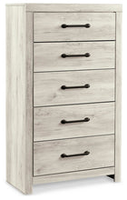 Load image into Gallery viewer, Cambeck Twin Panel Bed with Mirrored Dresser, Chest and Nightstand