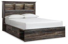 Load image into Gallery viewer, Drystan Queen Bookcase Bed with 2 Storage Drawers, Dresser, Mirror, Chest and Nightstand