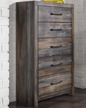 Load image into Gallery viewer, Drystan Full Bookcase Bed with 4 Storage Drawers with Mirrored Dresser, Chest and Nightstand