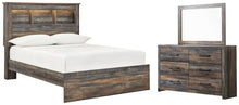 Load image into Gallery viewer, Drystan Full Bookcase Bed with Mirrored Dresser