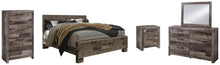 Load image into Gallery viewer, Derekson King Panel Bed with Mirrored Dresser, Chest and Nightstand