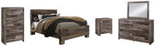 Load image into Gallery viewer, Derekson Queen Panel Bed with Mirrored Dresser, Chest and Nightstand