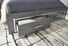 Load image into Gallery viewer, Lodanna Full Panel Bed with 2 Storage Drawers with Mirrored Dresser
