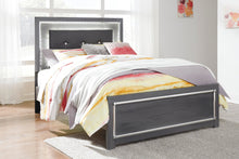 Load image into Gallery viewer, Lodanna Full Panel Bed with Mirrored Dresser